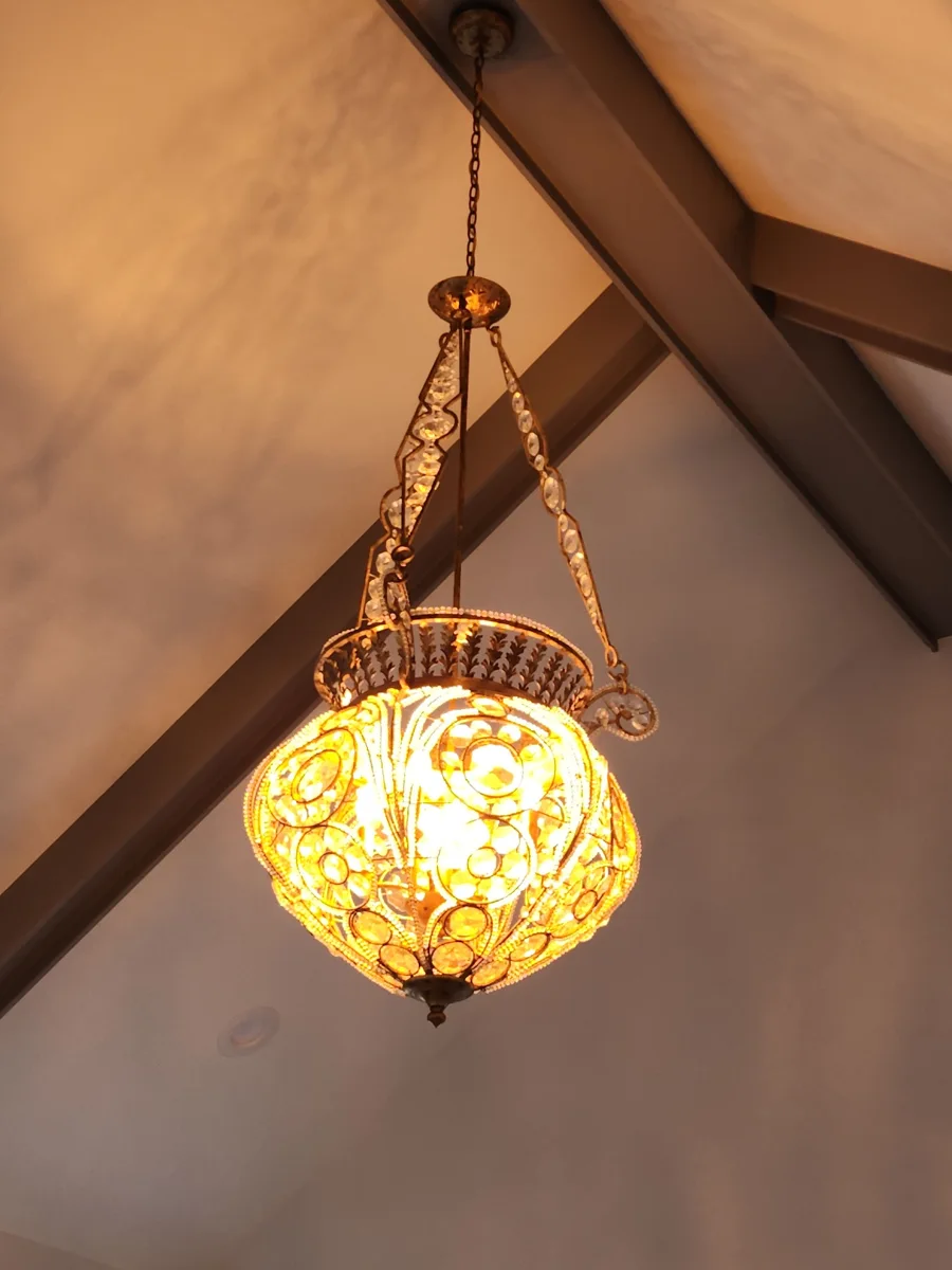 Chandelier installation by Diff Electric
